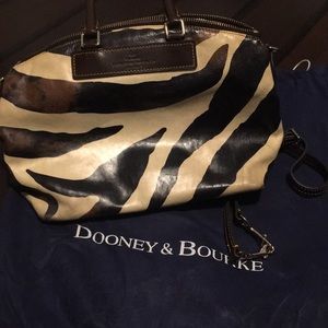 Dooney and Bourke leather bag w additional strap